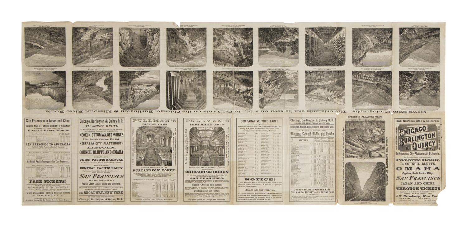 Hart, Alfred A. Chicago, Burlington & Quincy R.R. to...San Francisco . Buffalo: Matthews and Warren, 1870.