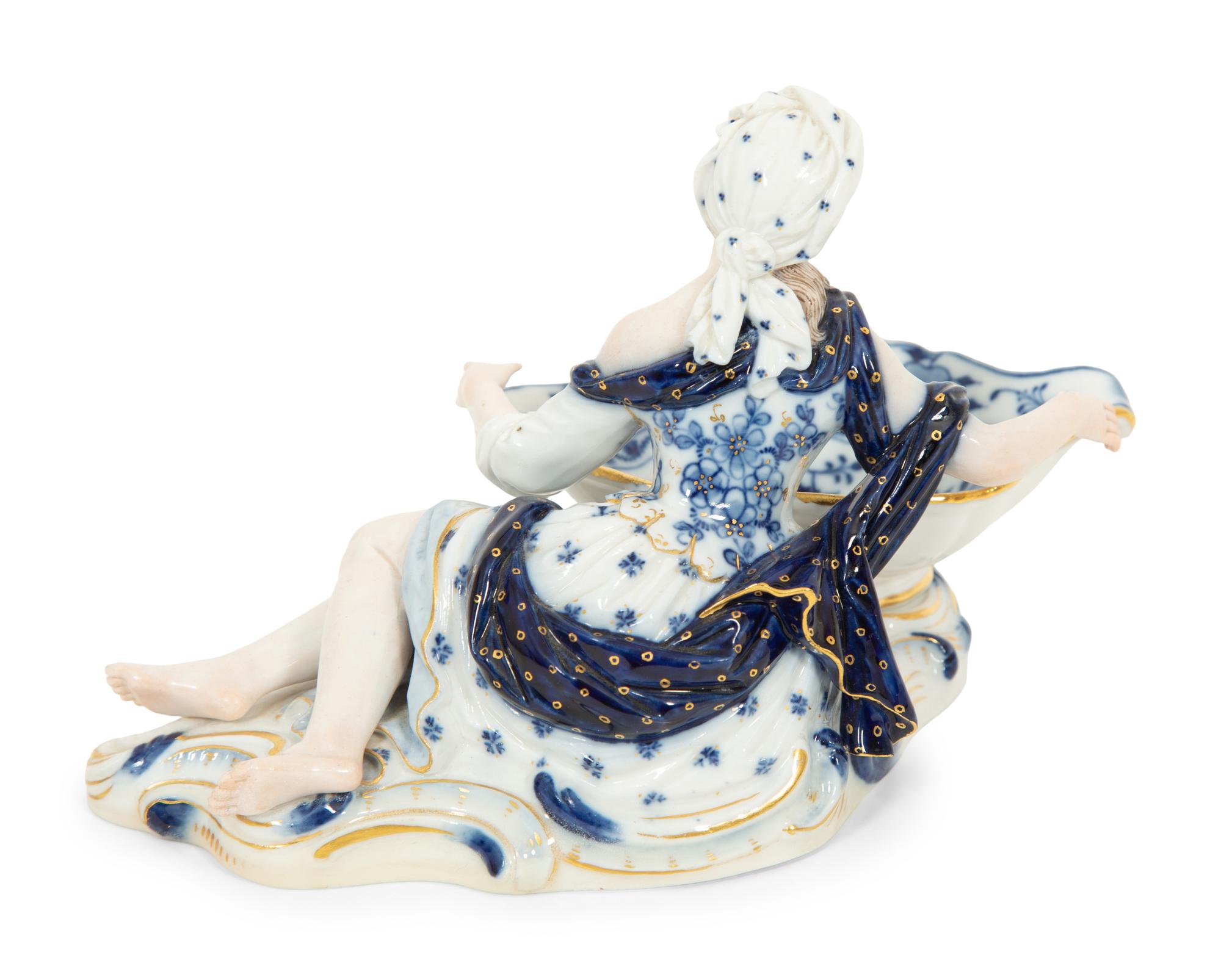 A Group of Three Meissen Porcelain Sweetmeat Dishes