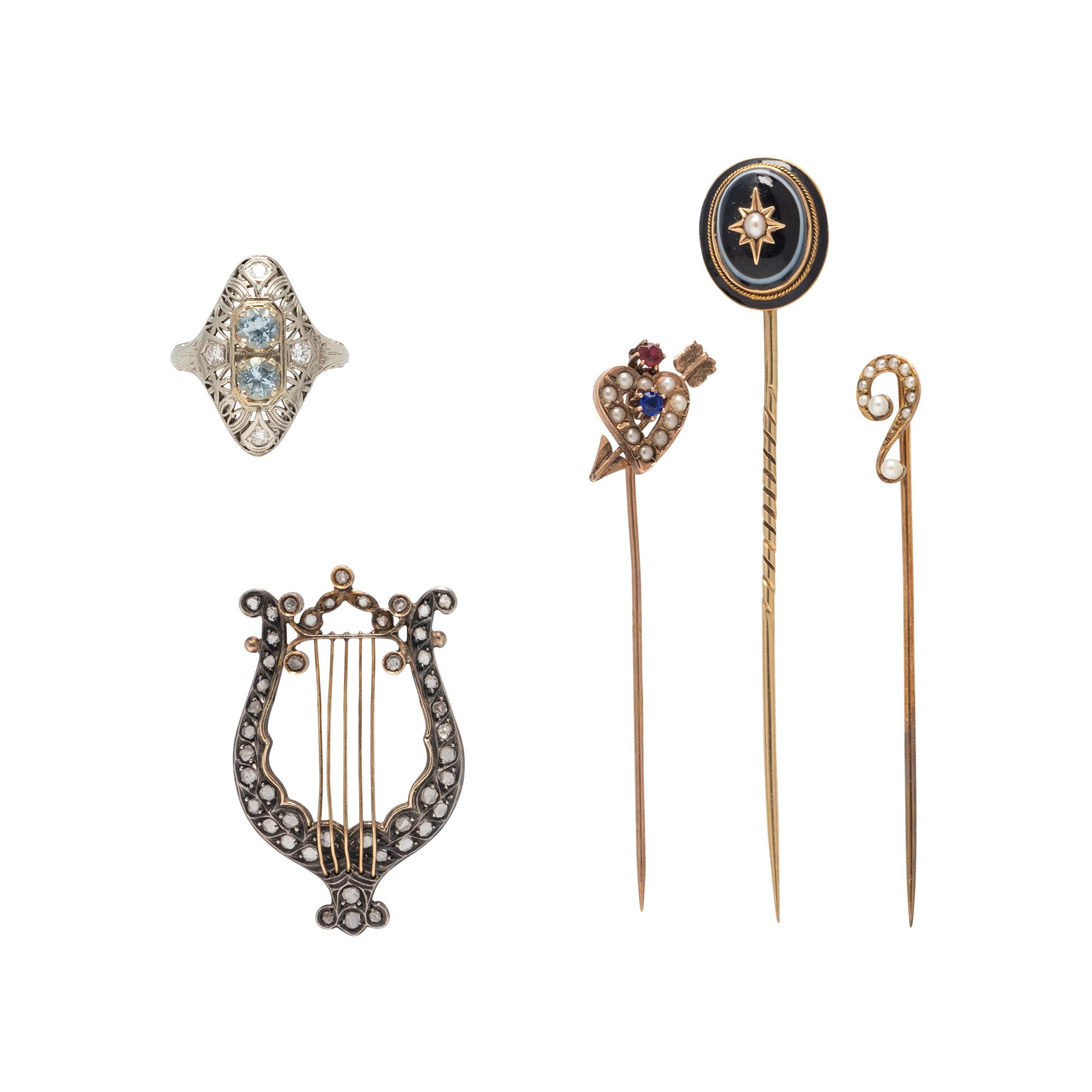 COLLECTION OF ANTIQUE JEWELRY