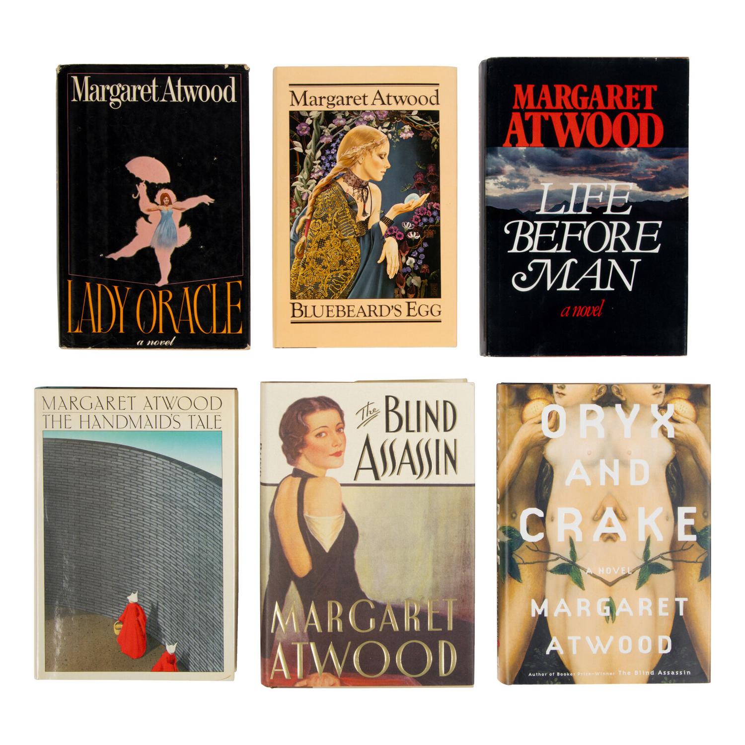 Atwood, Margaret (b. 1939). A group of 6 first editions, several signed, comprising: