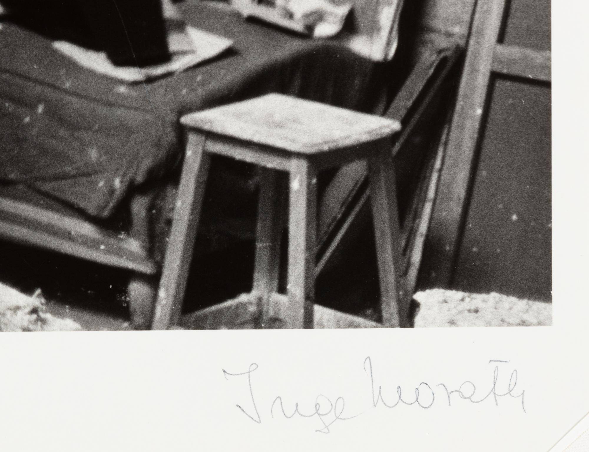 Inge Morath (1923-2002) Giacometti in His Studio in Paris, France 1958