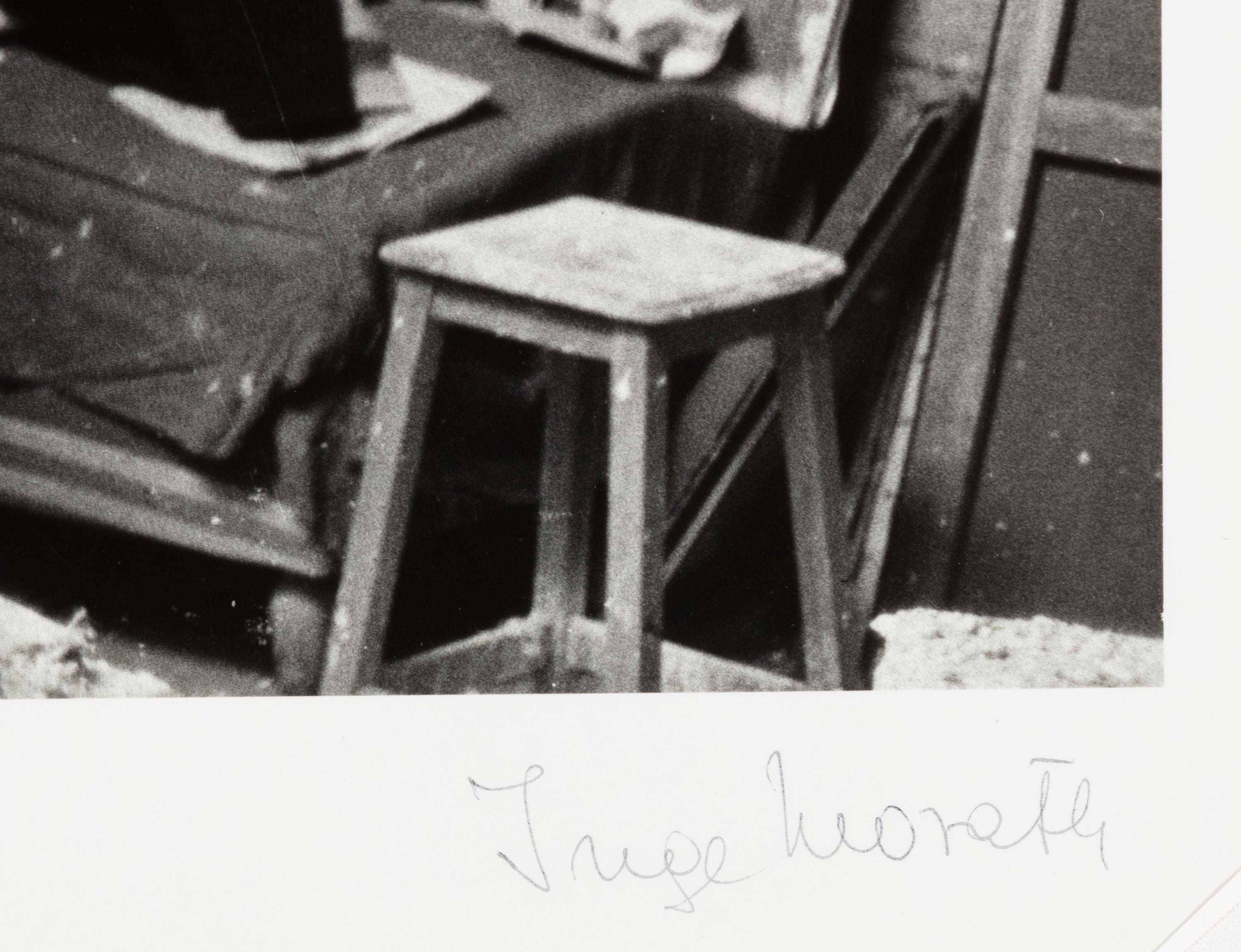Inge Morath (1923-2002) Giacometti in His Studio in Paris, France 1958