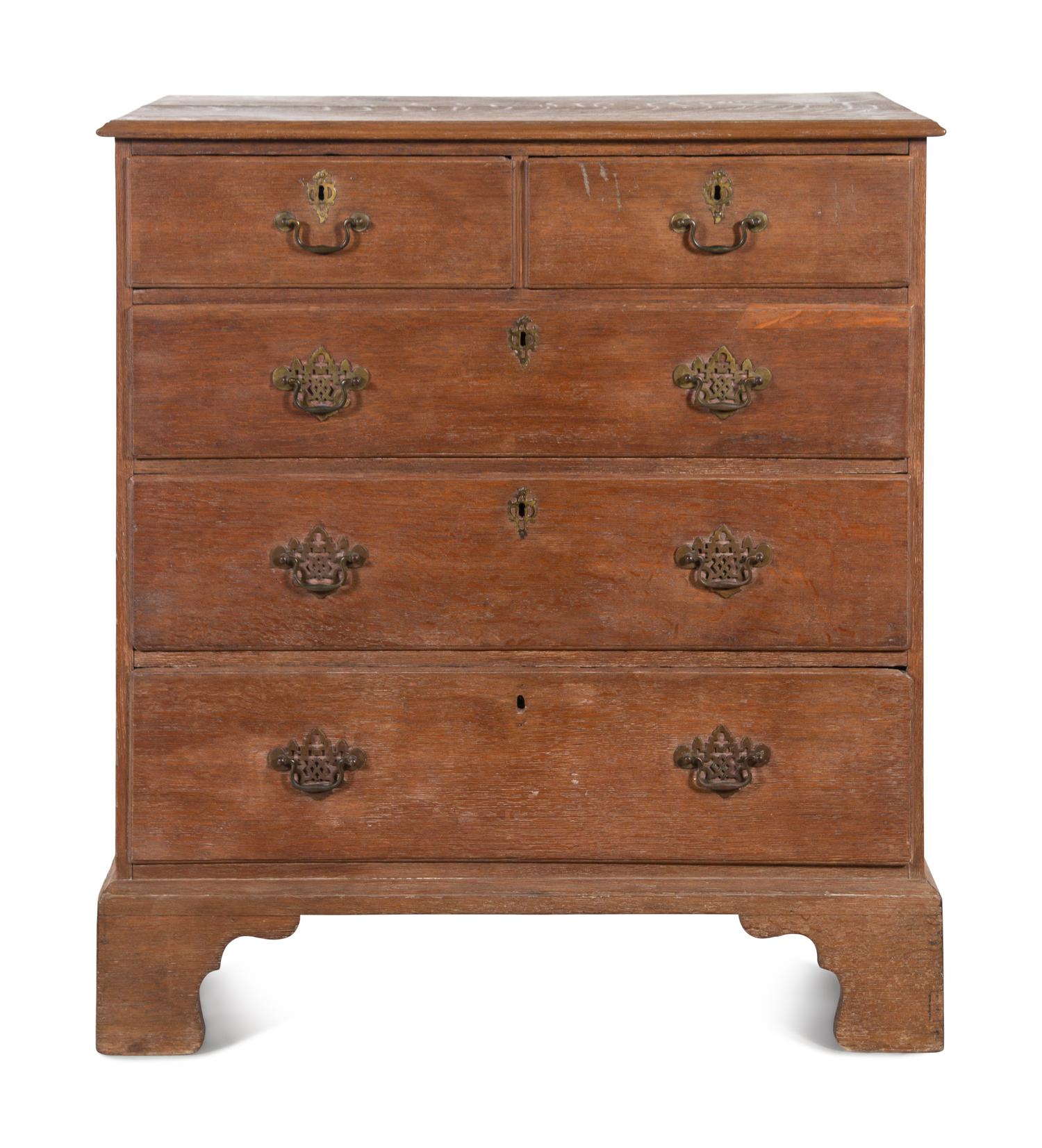 A George III Oak Chest of Drawers
