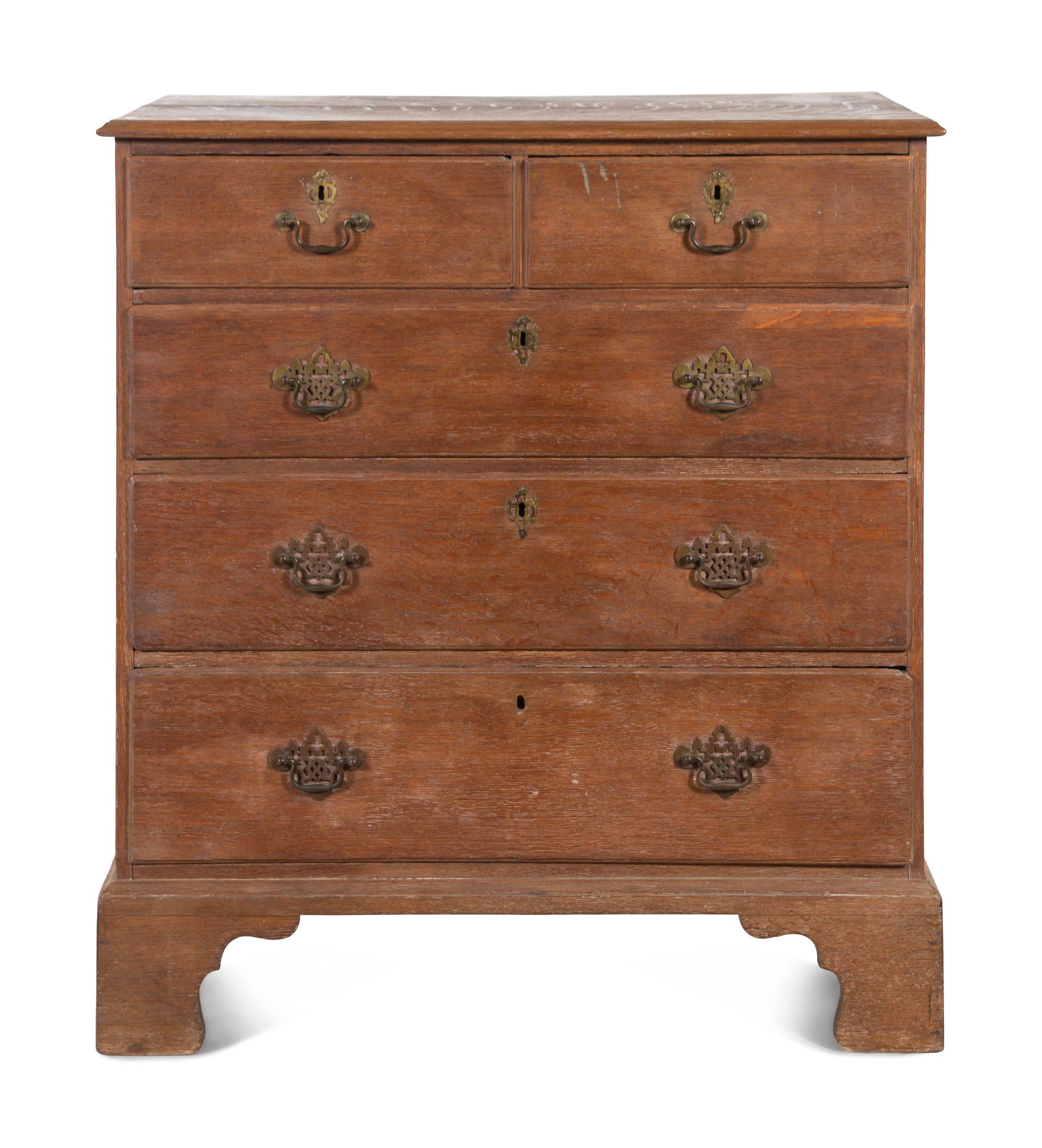 A George III Oak Chest of Drawers