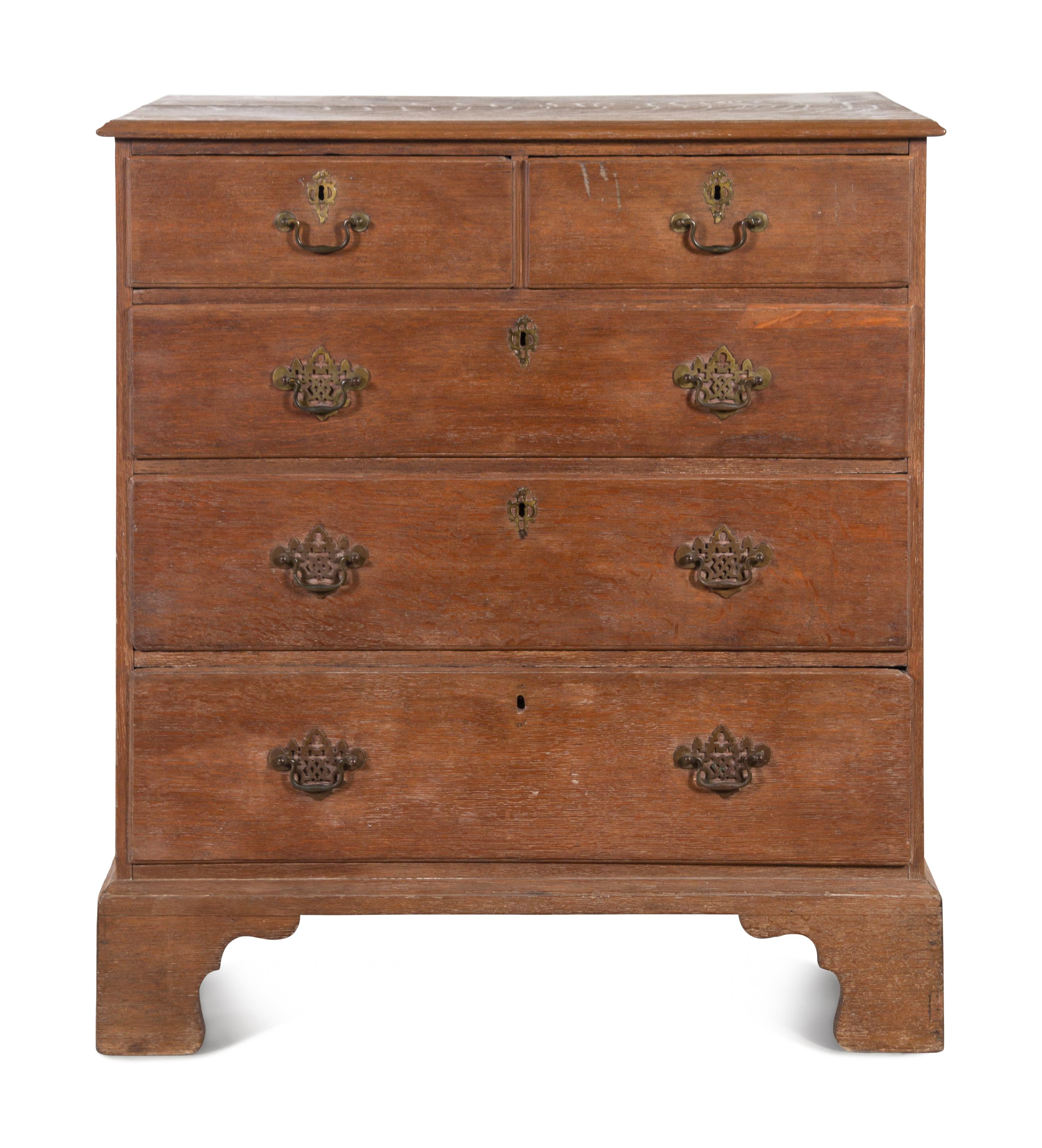 A George III Oak Chest of Drawers