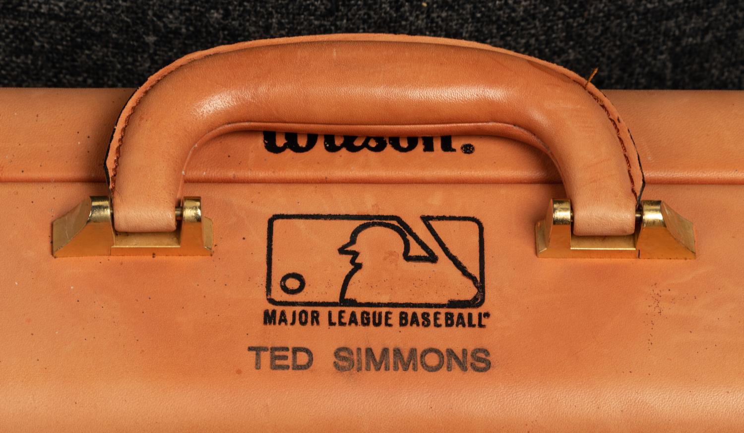 A Group of Seven Team Issued Suitcases from The Collection of Baseball Hall of Famer Ted Simmons,