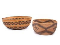 Maidu and Yokut Baskets