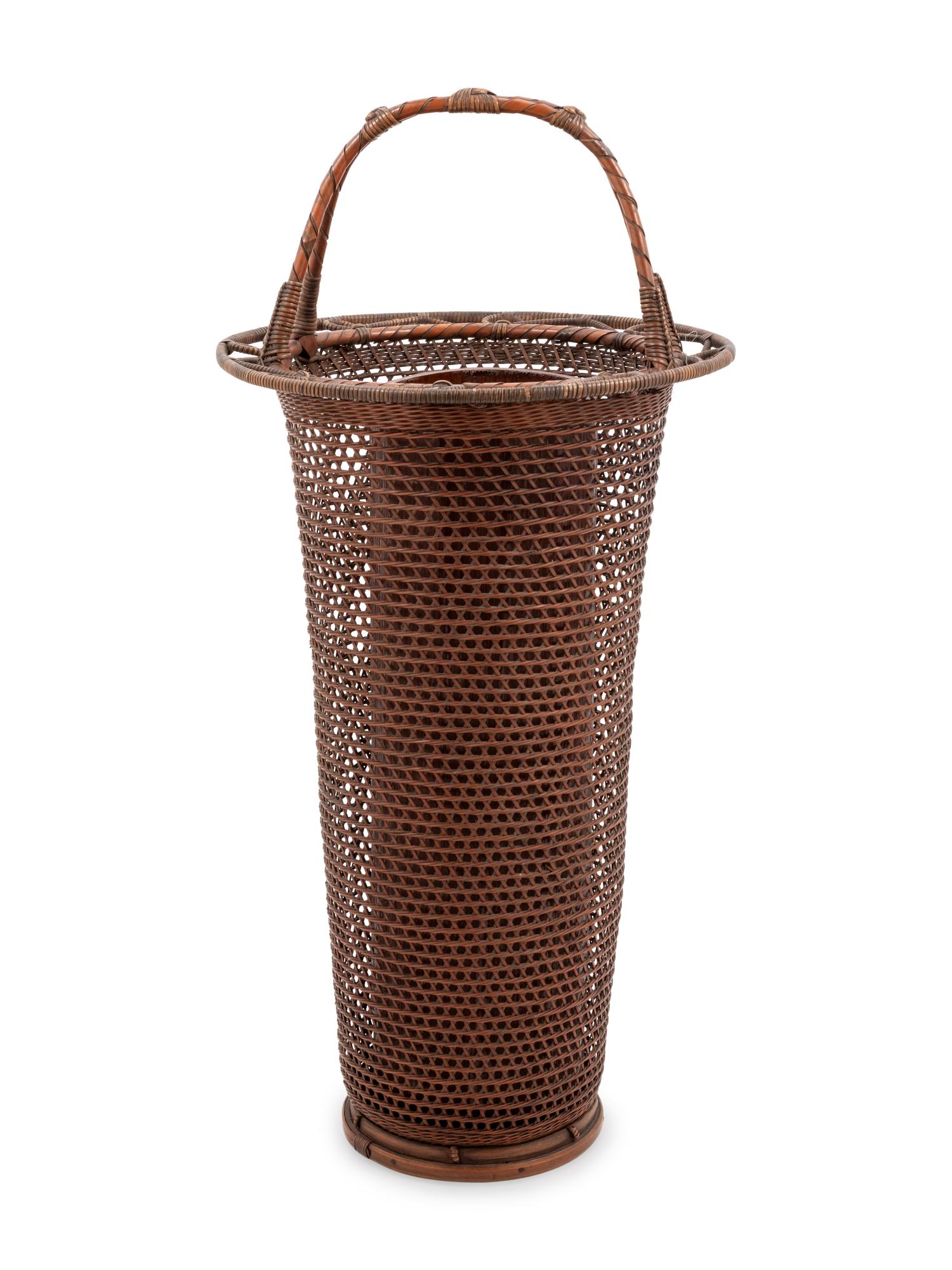 A Bamboo Flower Arranging Basket