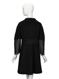 Ralph Rucci, Cashmere & Knotted Leather Coat and Dress