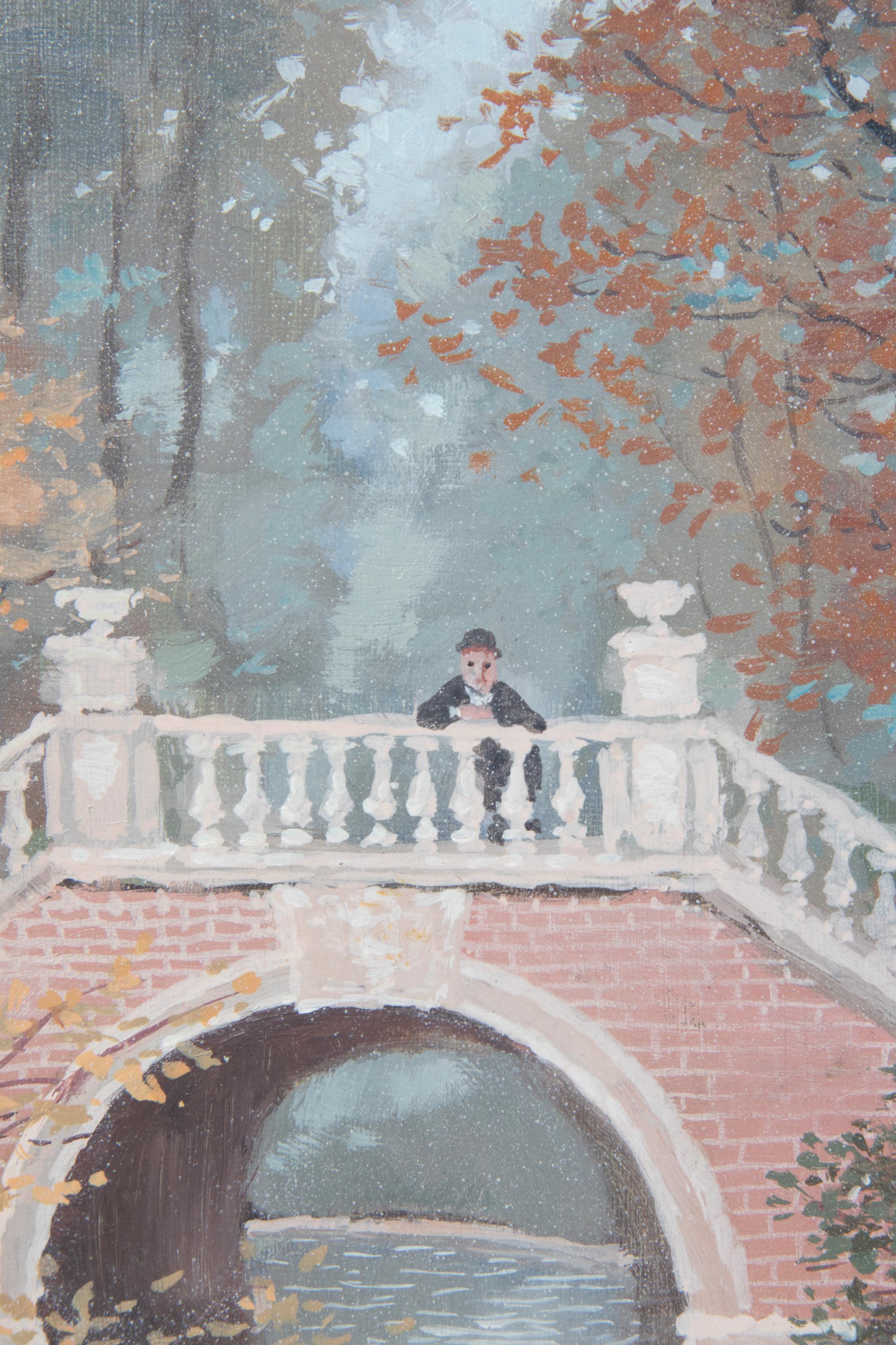 Le pont Italien (au parc Monceau)