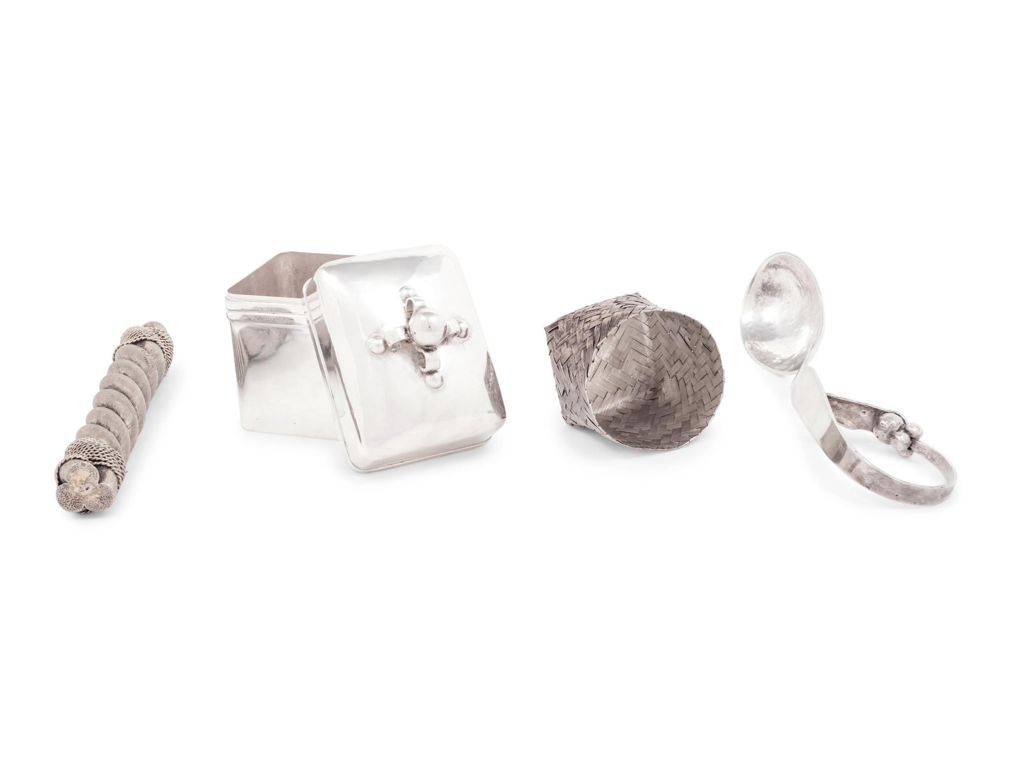 Four Mexican Silver Articles