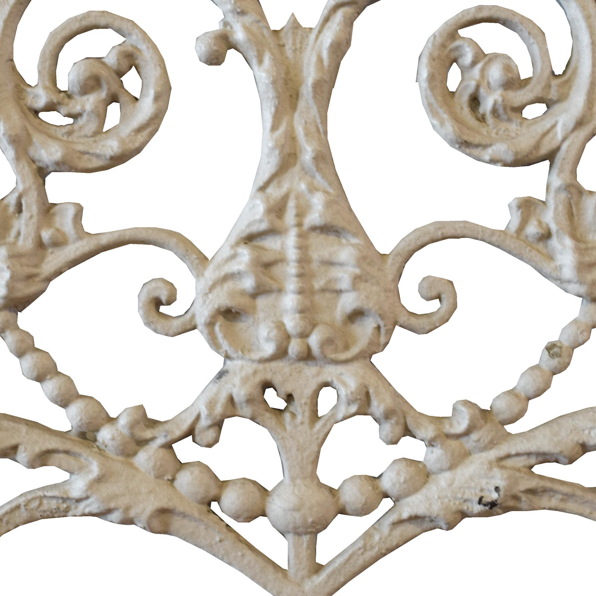A Cast Iron Stair Panel from the Mecca Apartment Building, Chicago, IL. 42" W x .5" D x 30.5" H — United States, Circa 1891
