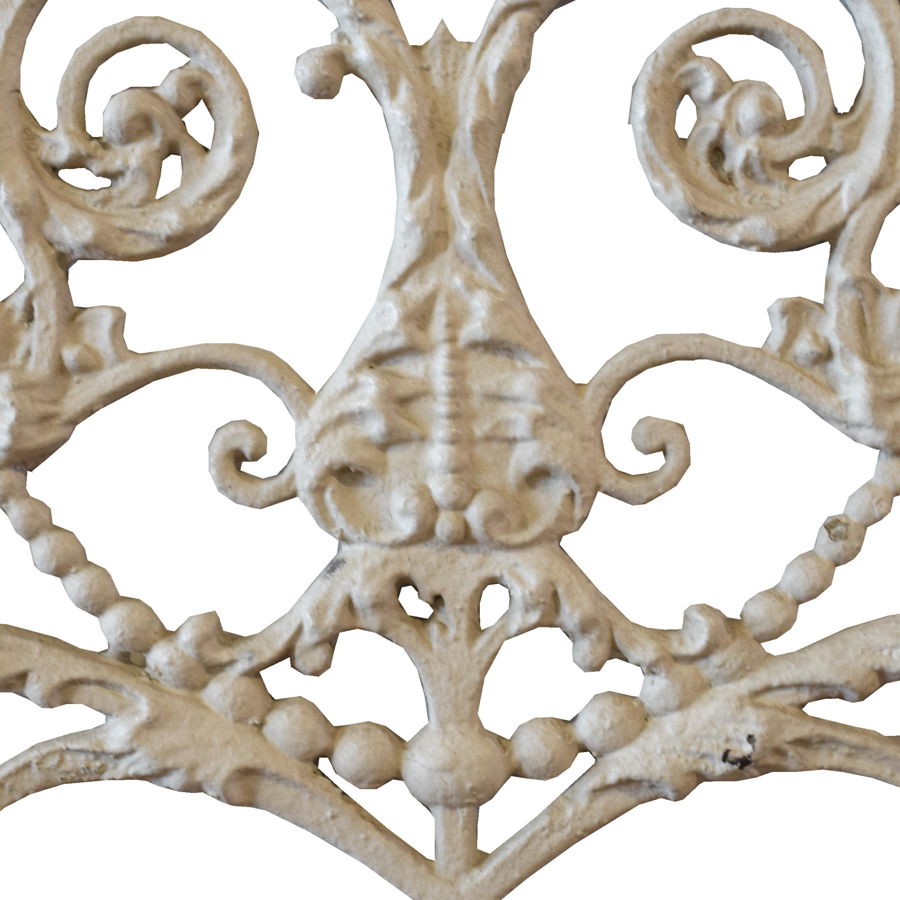 A Cast Iron Stair Panel from the Mecca Apartment Building, Chicago, IL. 42" W x .5" D x 30.5" H — United States, Circa 1891
