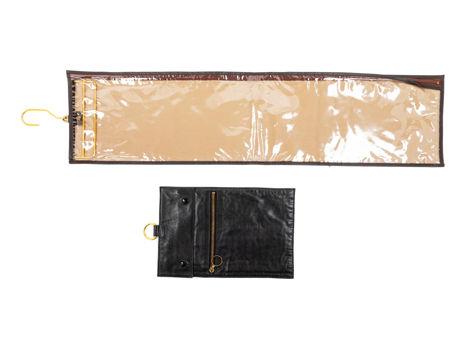 Max Cross France Leather Travel Bags, 1970s-80s