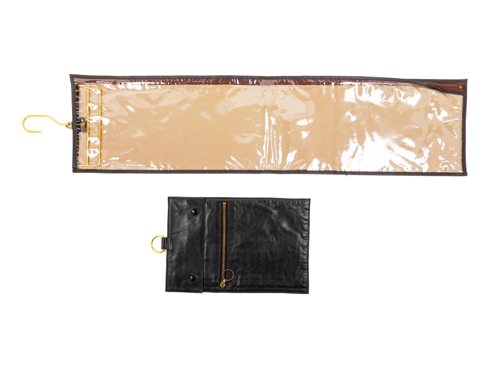 Max Cross France Leather Travel Bags, 1970s-80s