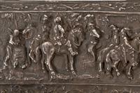 Six Continental Cast Metal Table Caskets