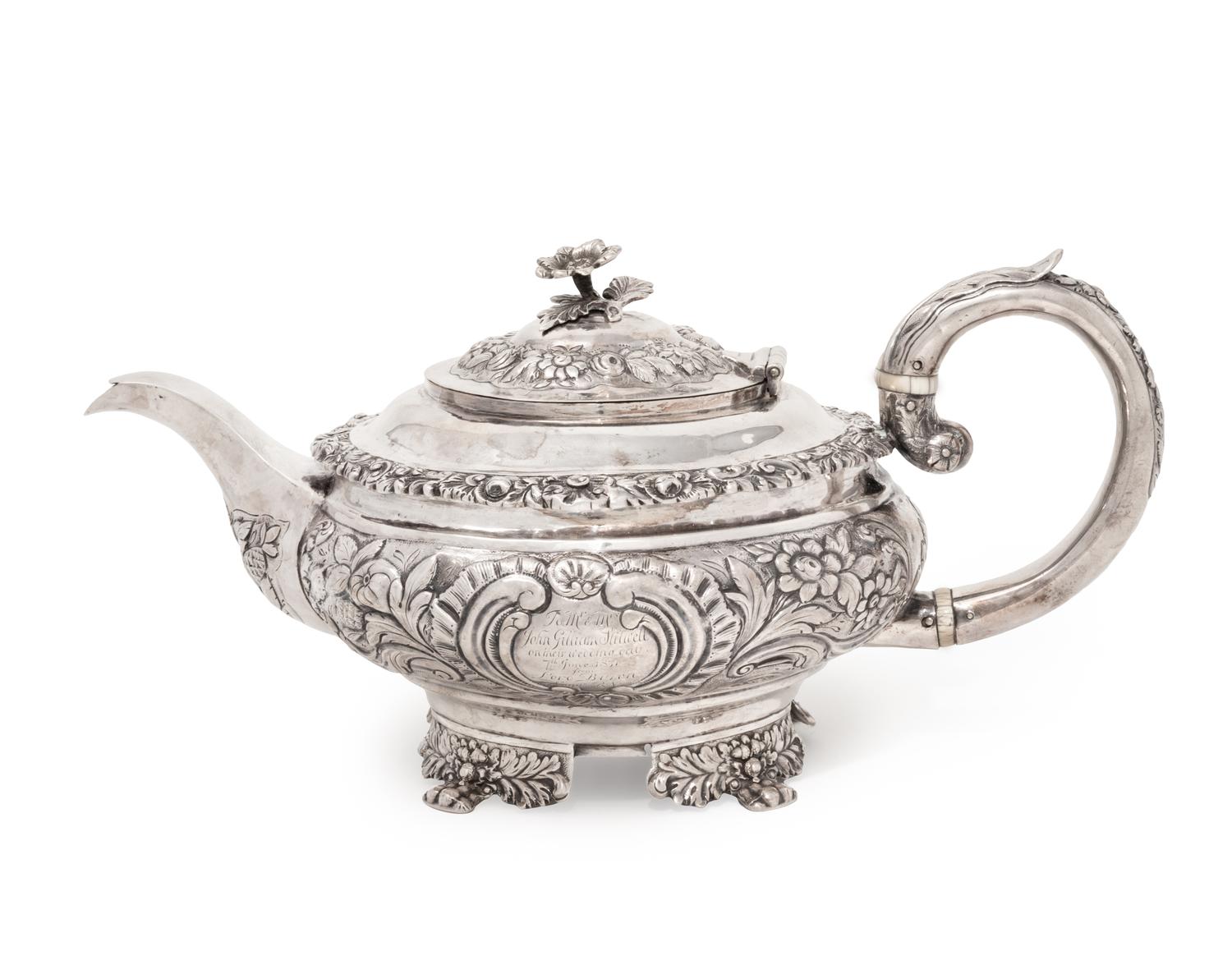 A George III Silver Teapot