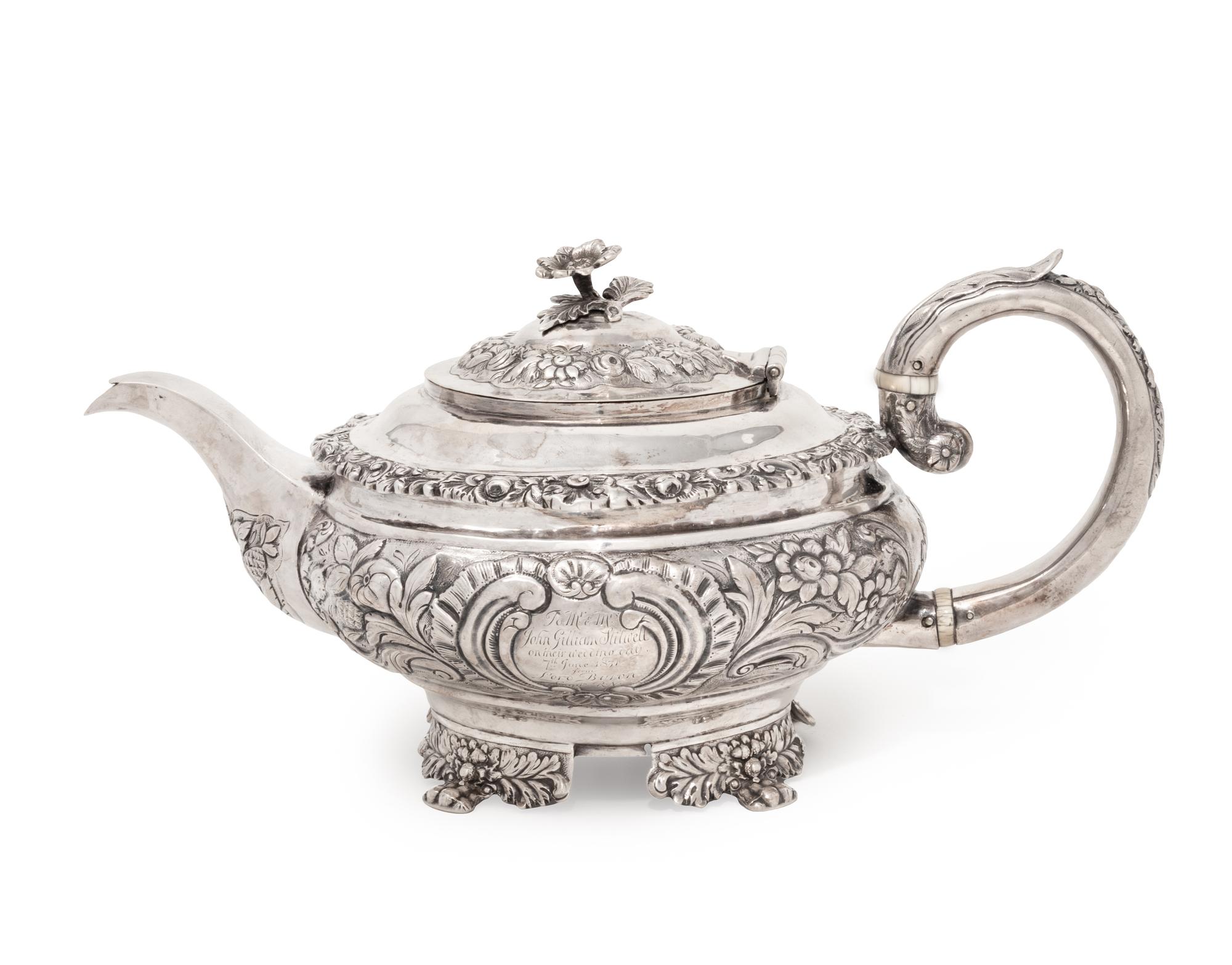 A George III Silver Teapot