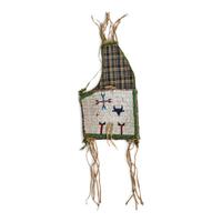 Sioux Beaded Figural Bag, Made from Recycled Vest Panel