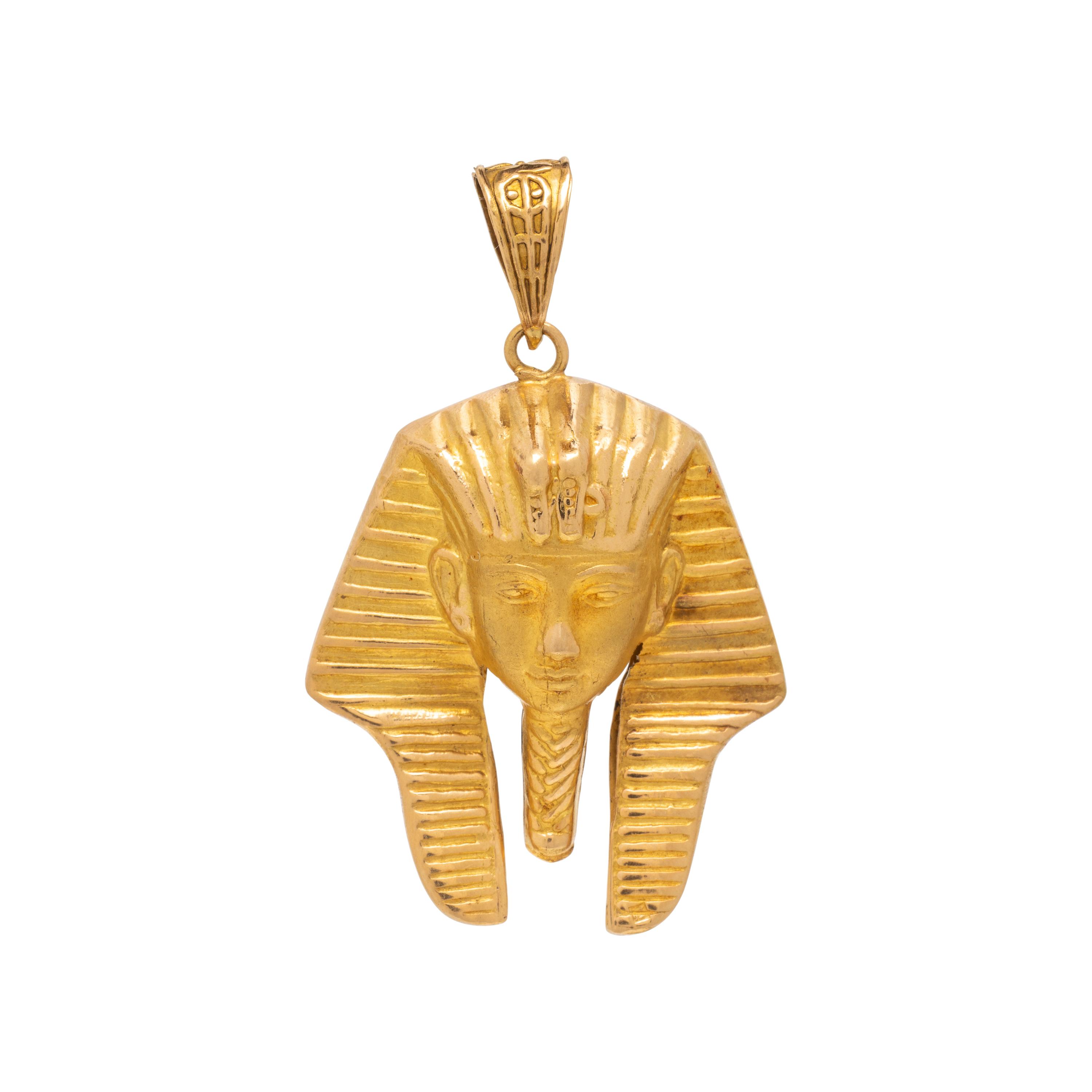 Yellow Gold Pharaoh Pendant