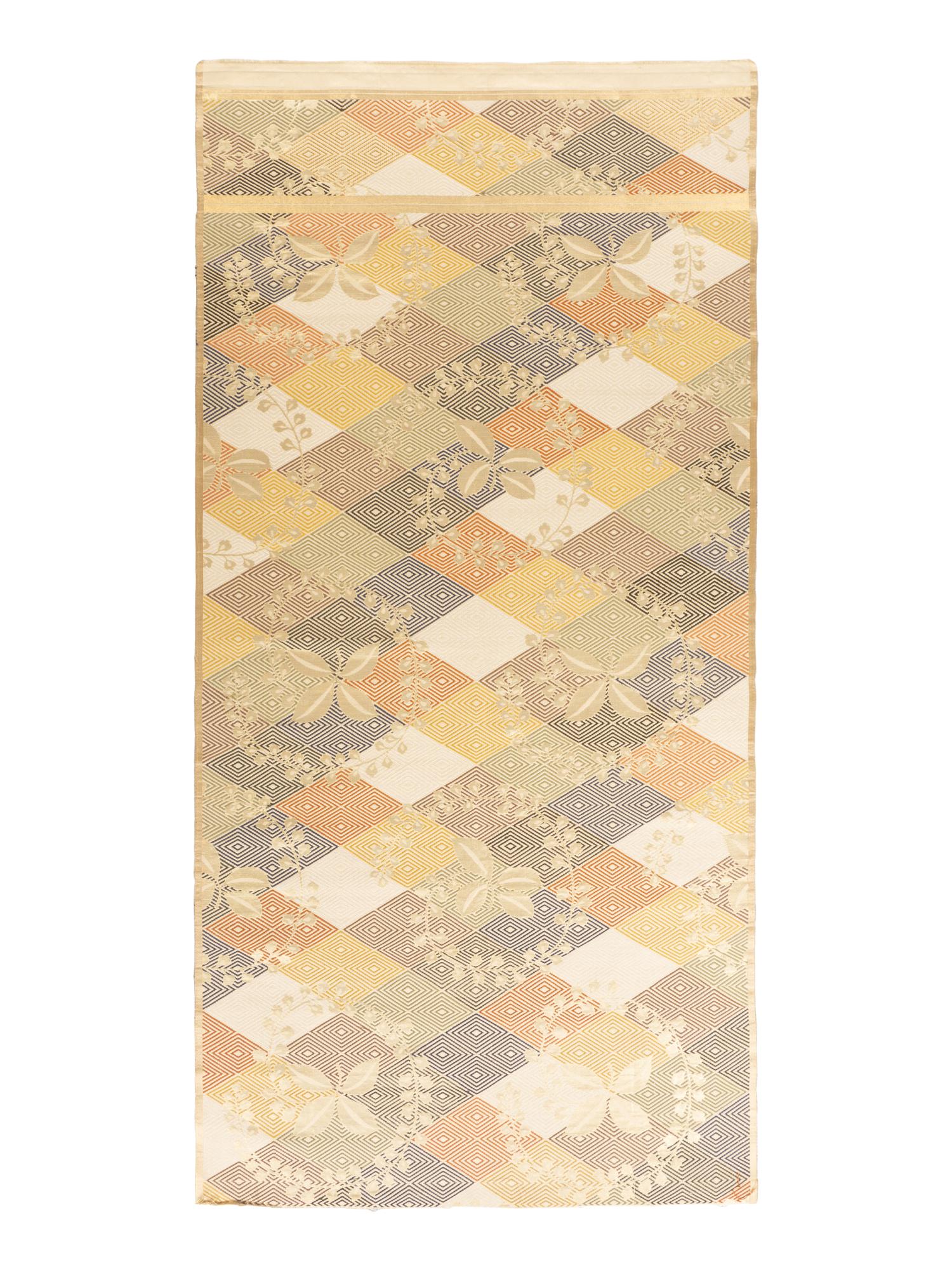 RELEASED TO MUSEUM -- Eight Japanese Silk Textile Panels
