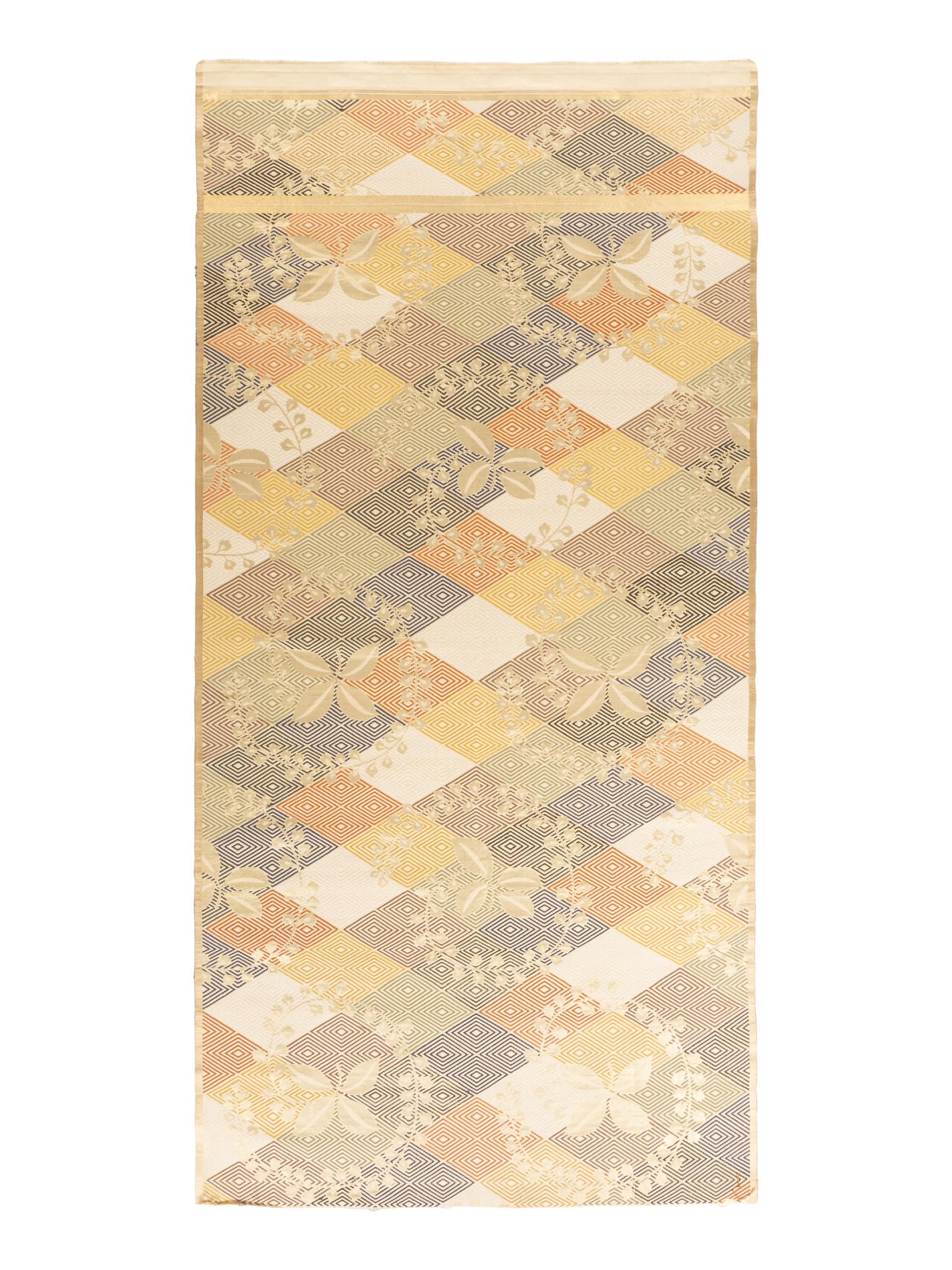 RELEASED TO MUSEUM -- Eight Japanese Silk Textile Panels