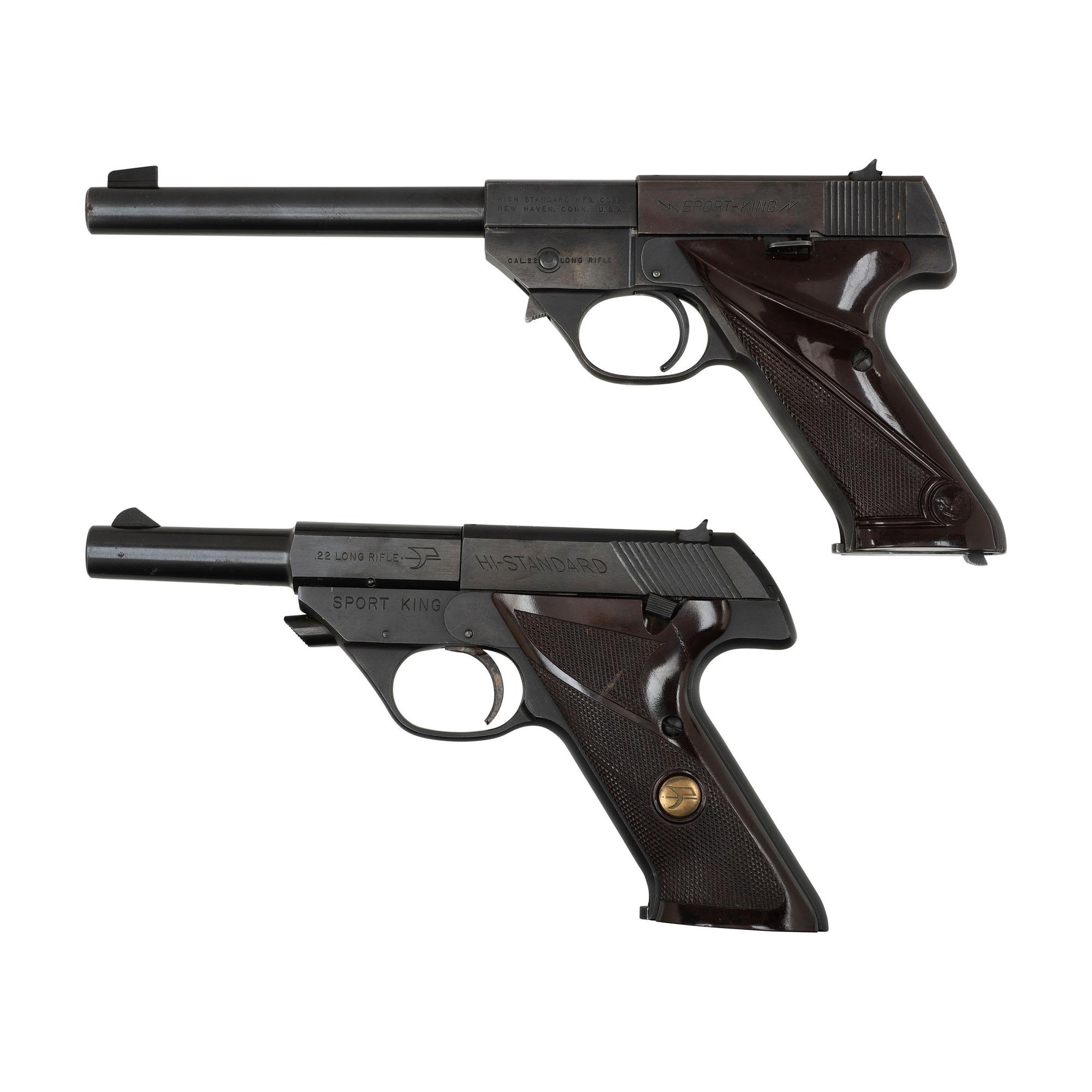 ** Pair of High Standard Sport Kings Pistols