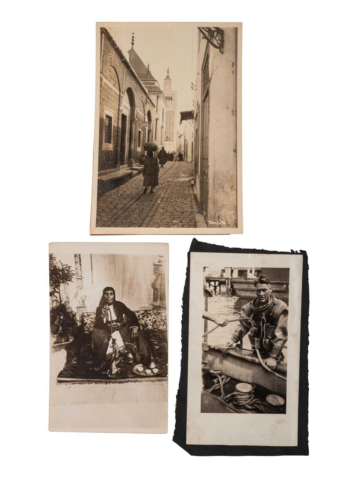 [POSTCARDS]. A group of 101 international RPPCs and photographs.