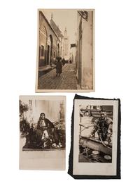 [POSTCARDS]. A group of 101 international RPPCs and photographs.