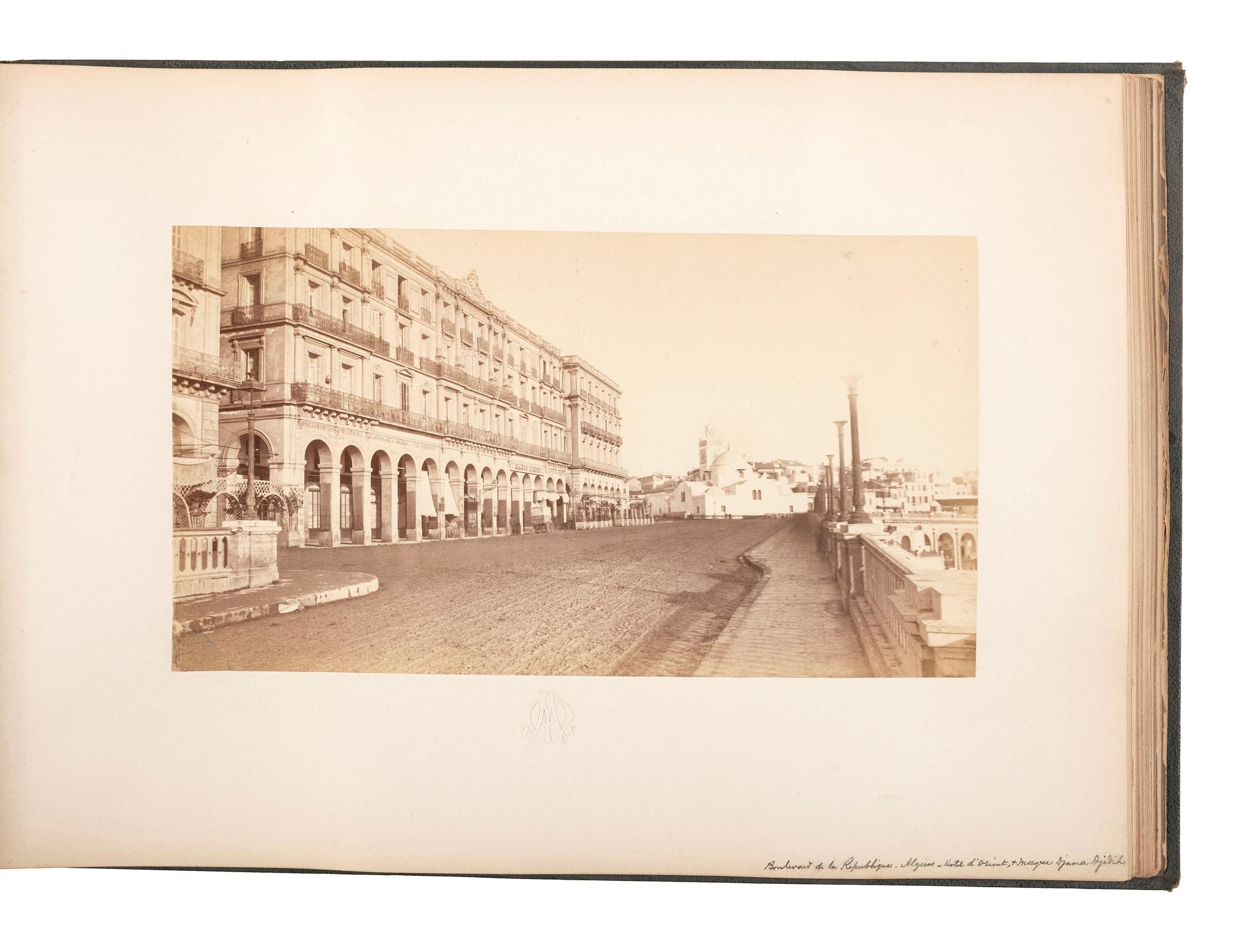 [EARLY PHOTOGRAPHY]. DAVANNE, Louis-Alphonse (1824-1912), photographer. Views of Algeria.