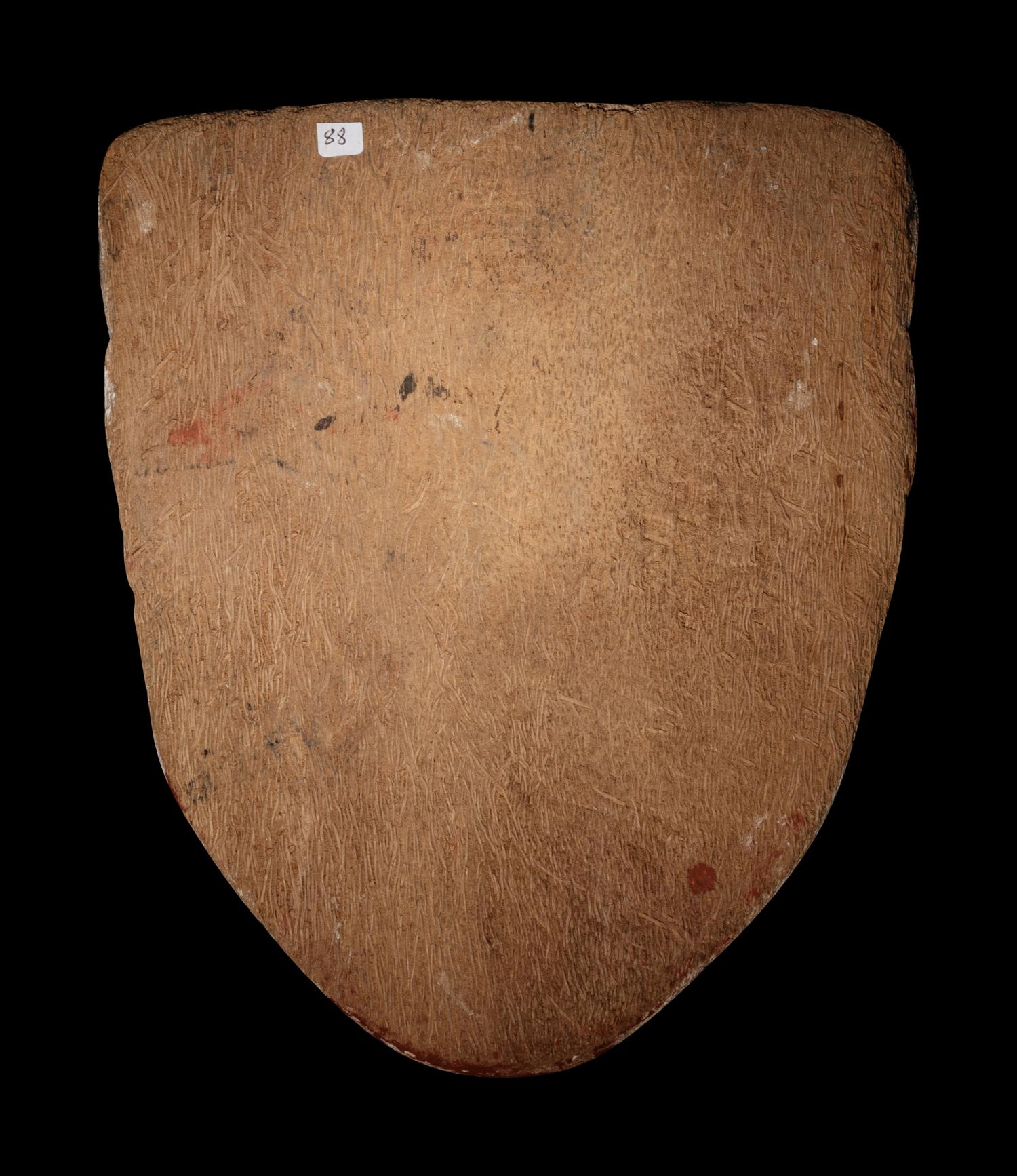 An Egyptian Wood Mummy Mask