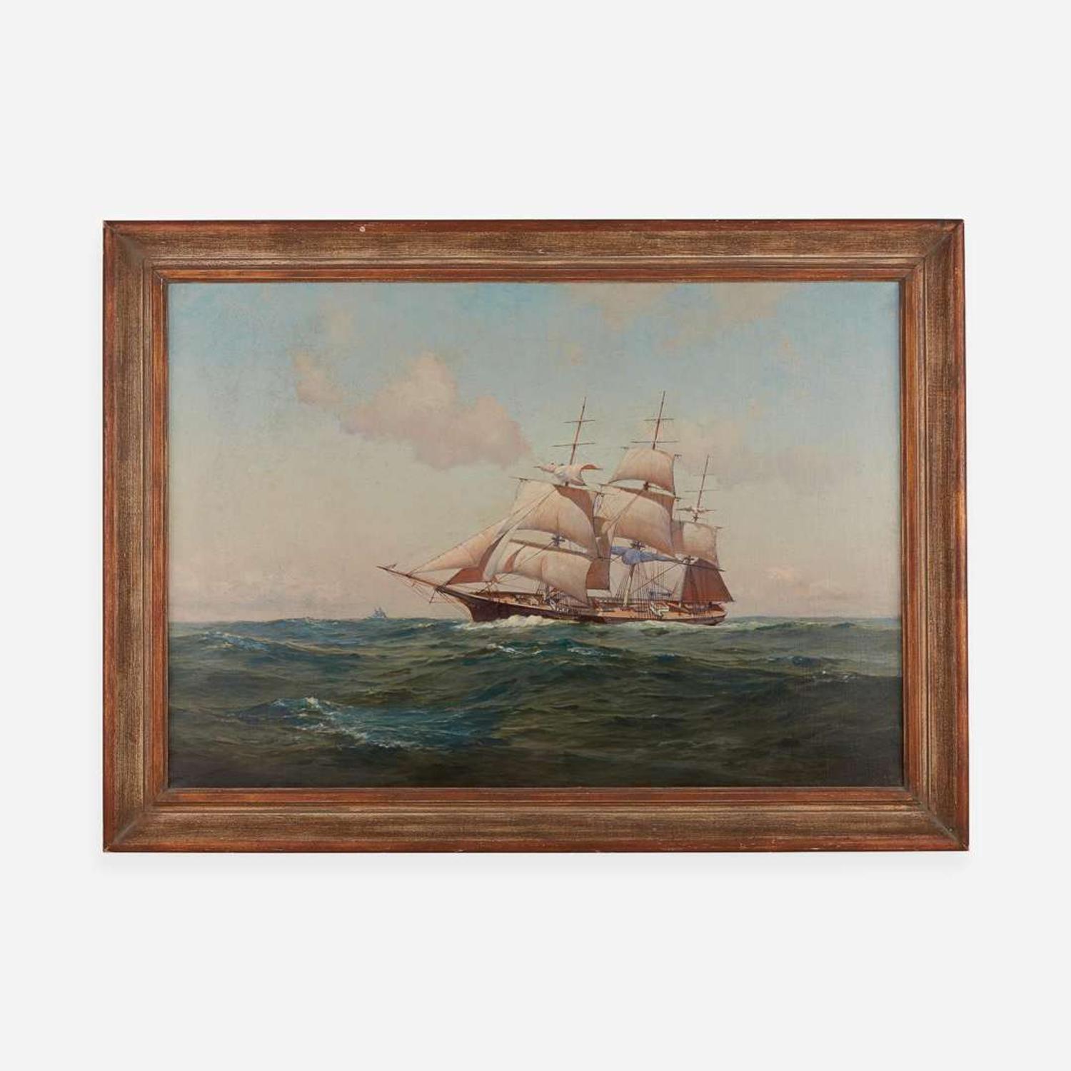 Warren W. Sheppard (American, 1858–1937) Clipper Ship 'Flying Cloud'