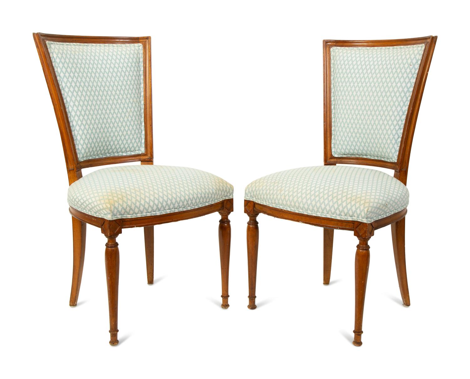 A Set of Four French Art Deco Dining Chairs — EARLY 20TH CENTURY