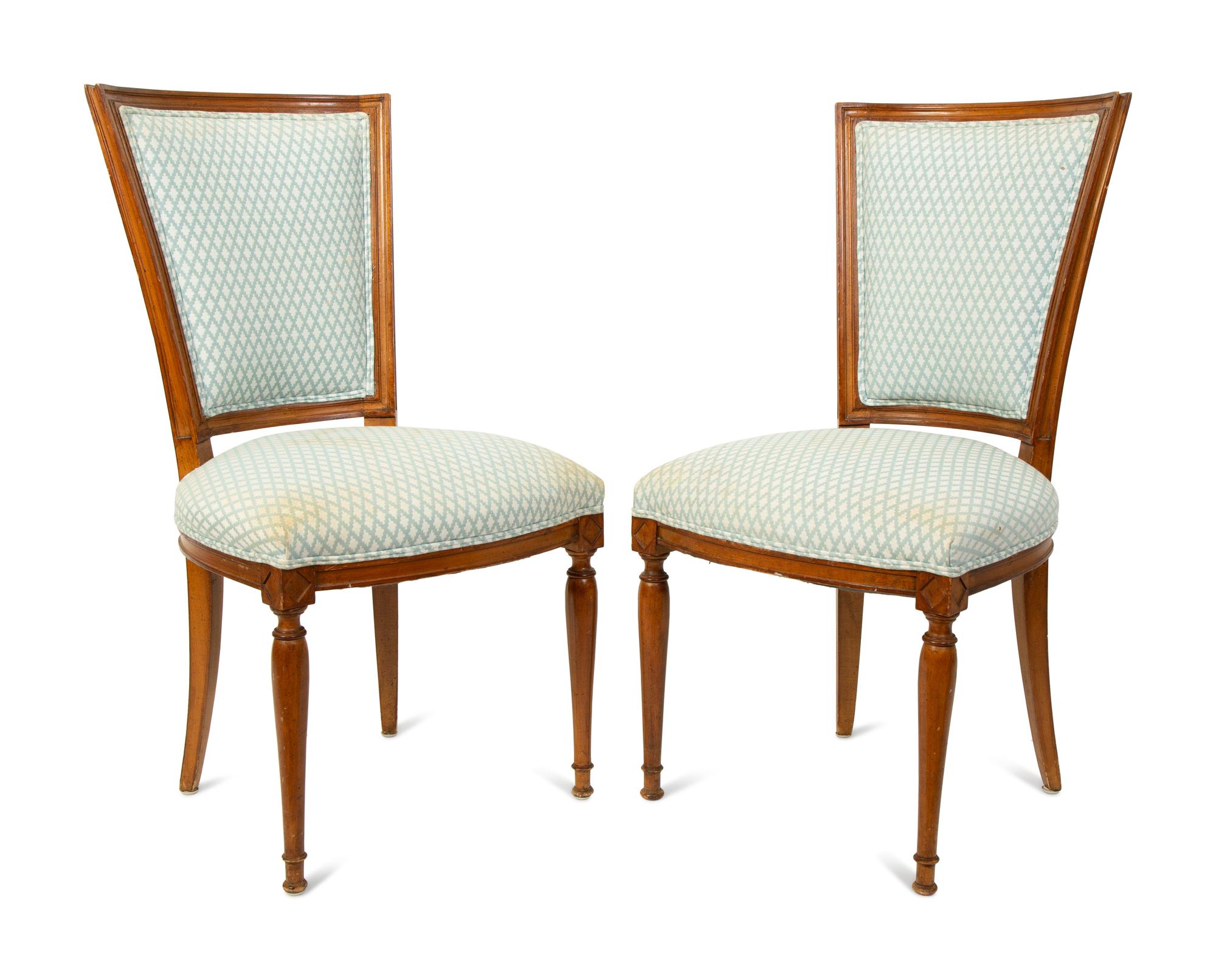 A Set of Four French Art Deco Dining Chairs — EARLY 20TH CENTURY