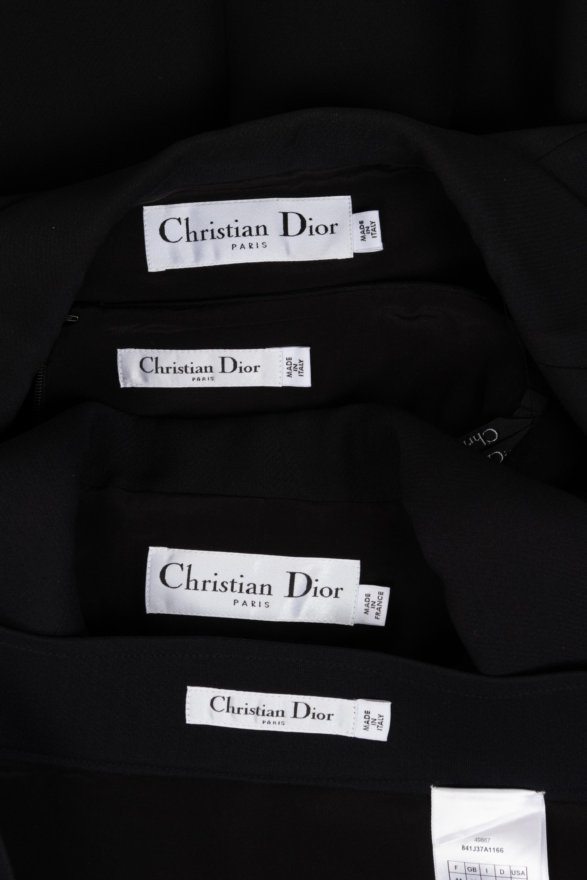 Two Christian Dior Two-Piece Skirt Suits
