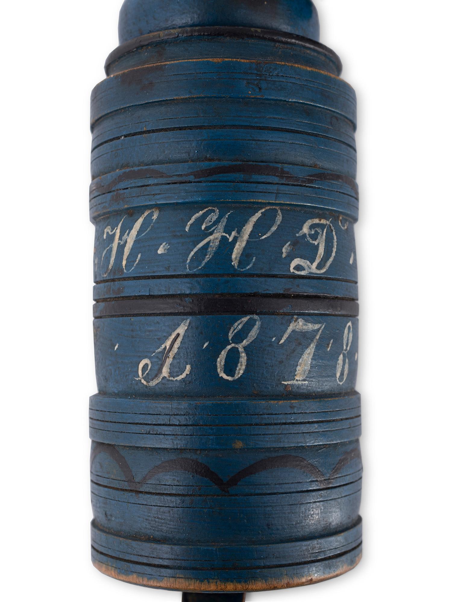 A Blue Painted Collapsible Yarn Winder