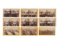 [EARLY PHOTOGRAPHY]. 80 stereoviews of Washington, DC, politicians & parades incl. GAR Grand Review.