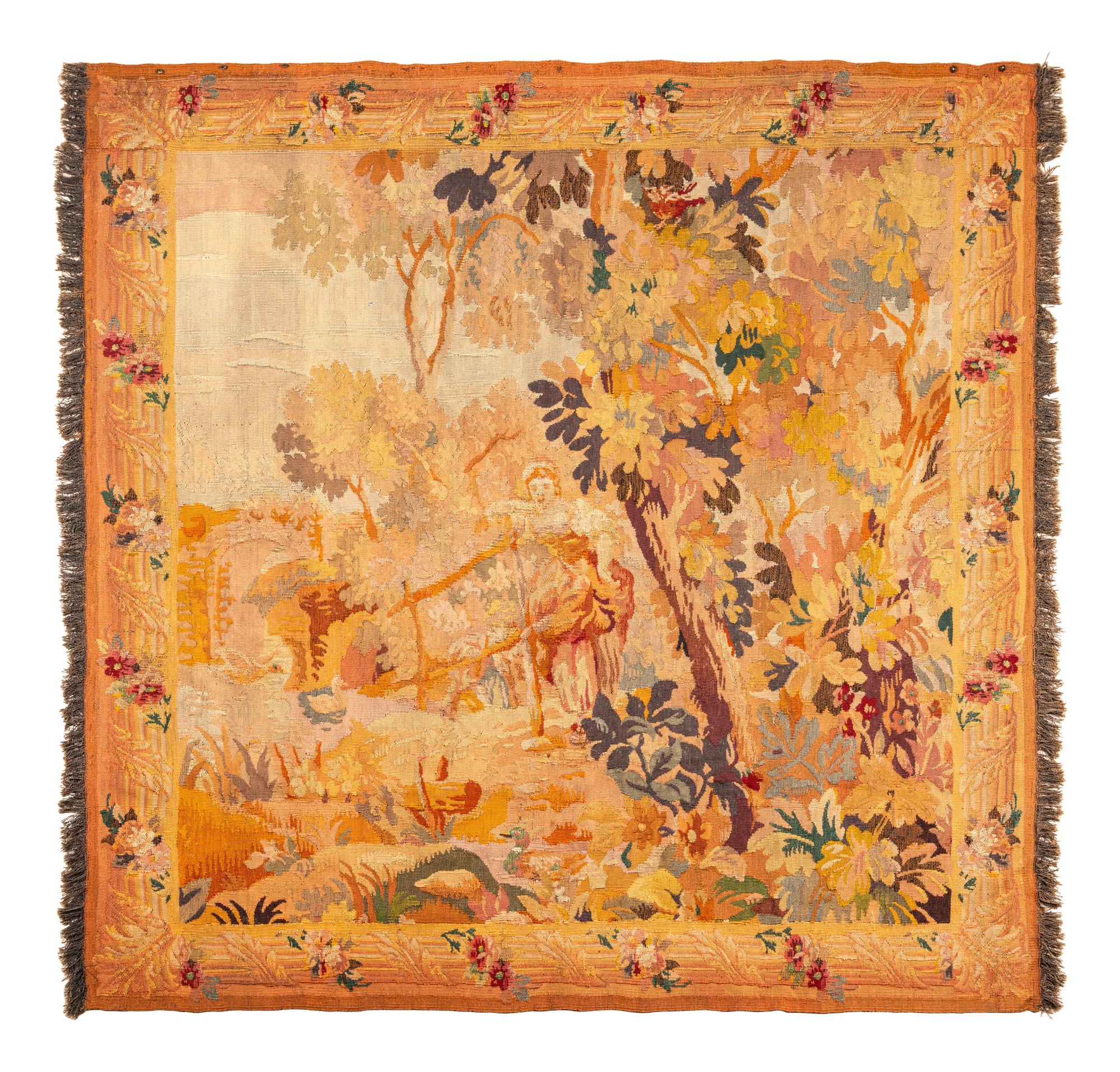 A Continental Wool Tapestry