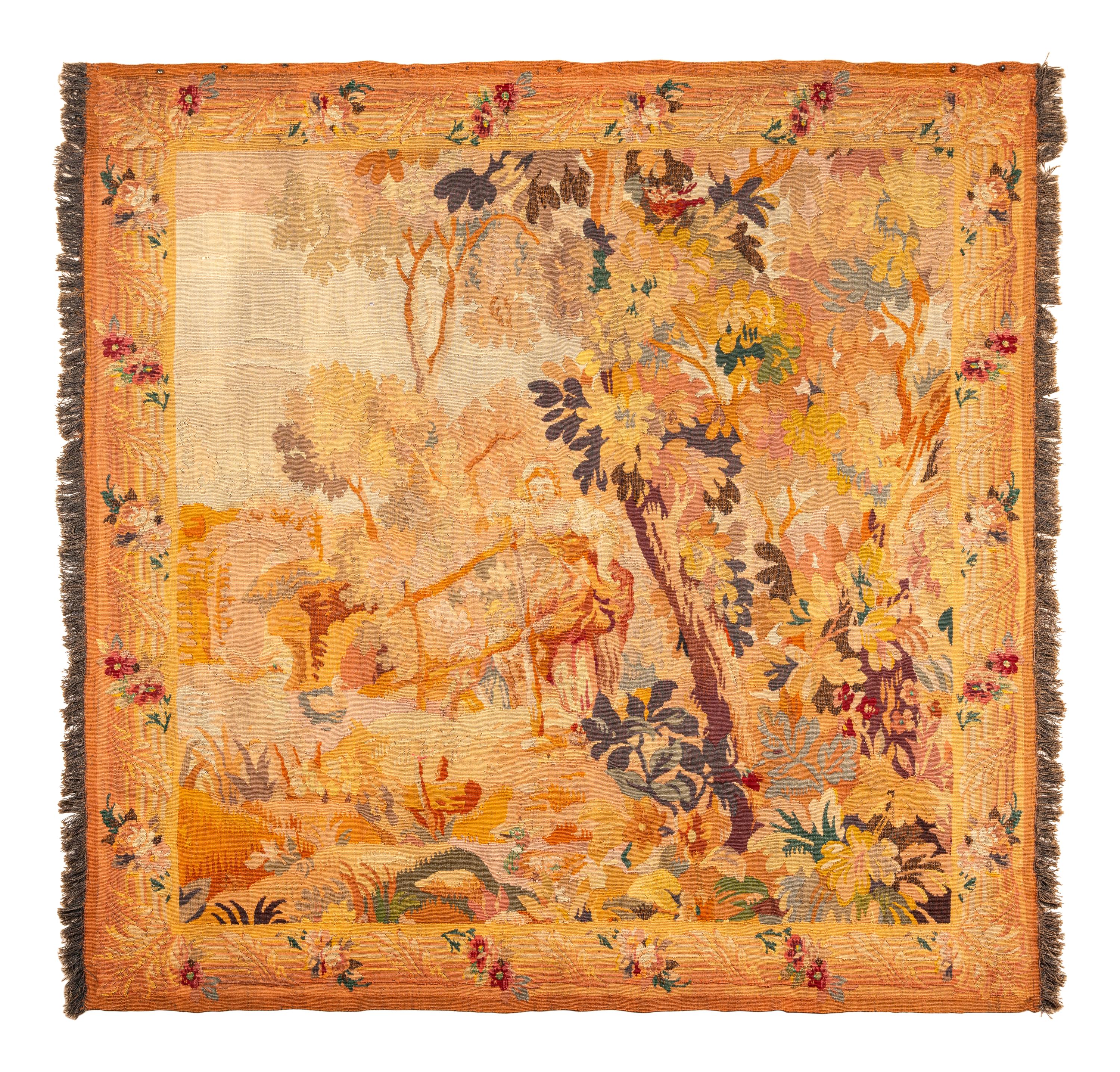 A Continental Wool Tapestry