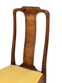 A Pair of Queen Anne Walnut Side Chairs