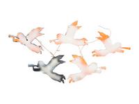 A Group of Four Hanging Angels and an Angel Mobile