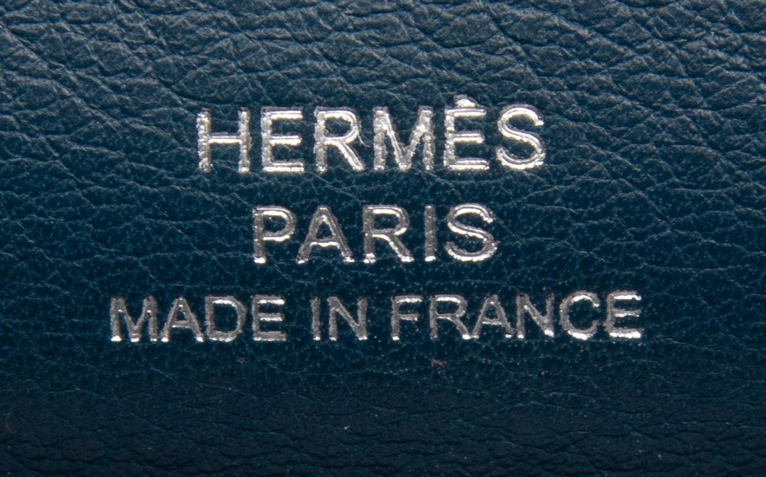 HERMÈS, DEEP BLEU KELLY POCHETTE