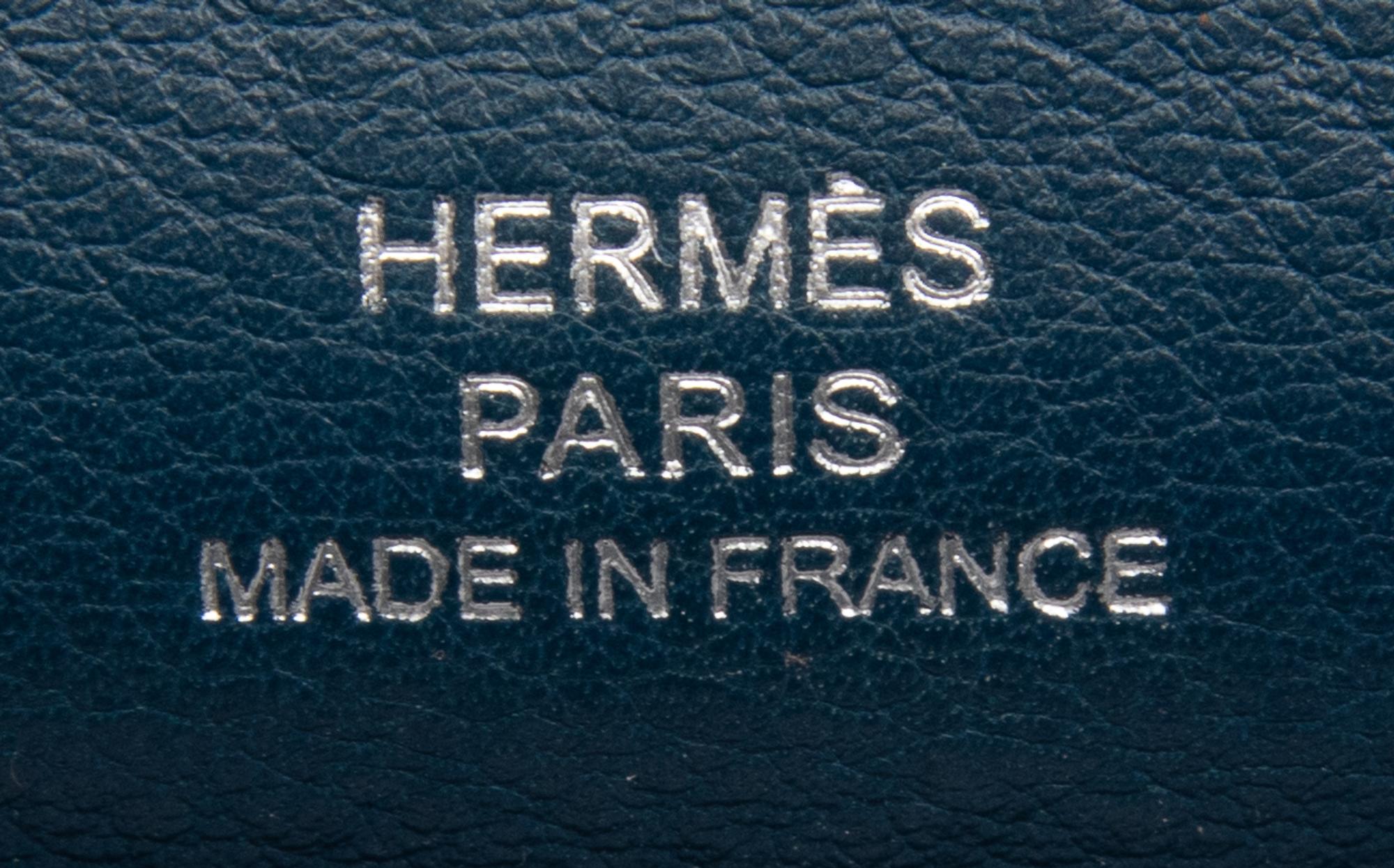 HERMÈS, DEEP BLEU KELLY POCHETTE