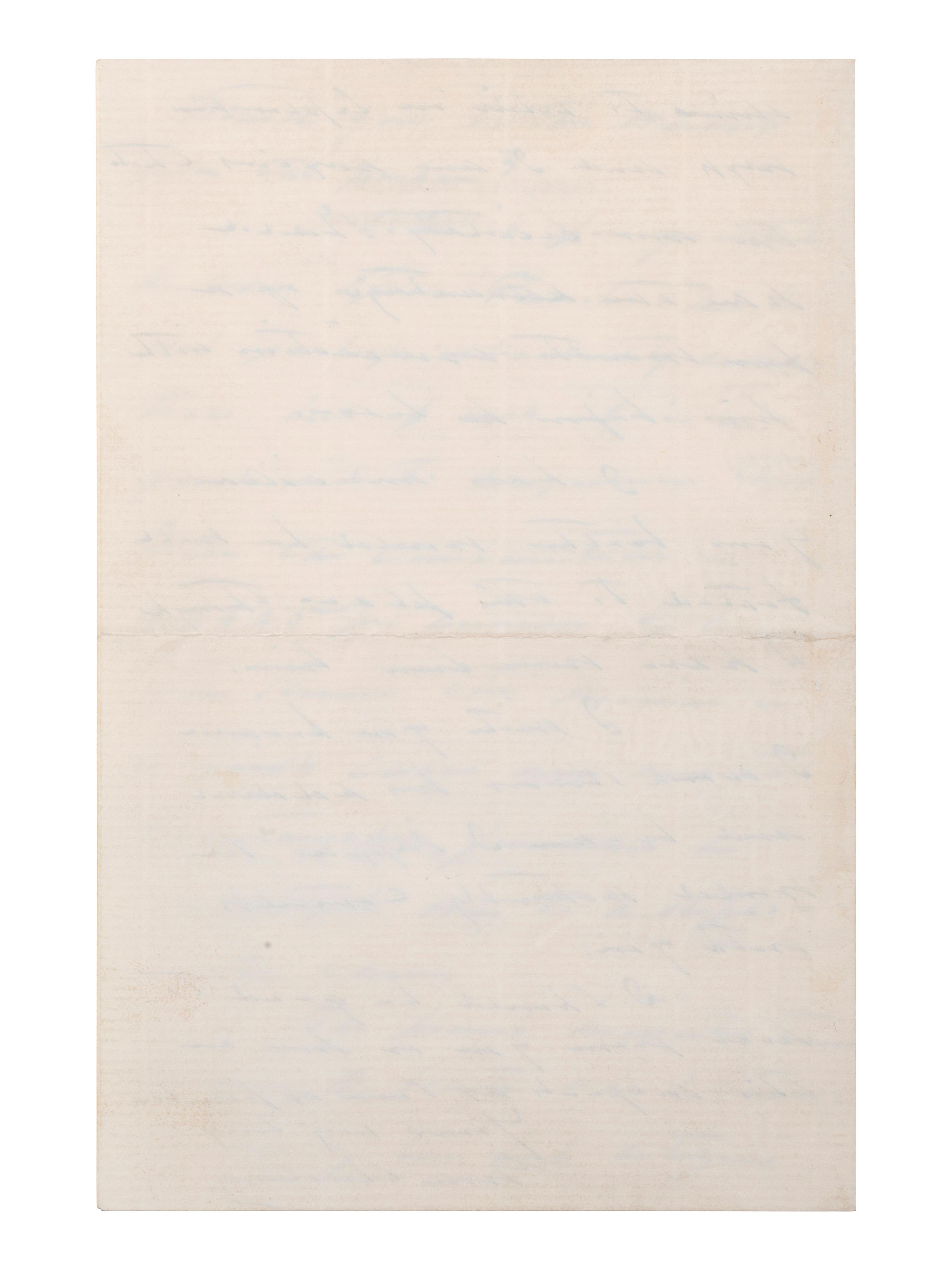 CLEVELAND, Grover (1837-1908). Autograph letter signed ("Grover Cleveland"), as President. Washington, DC, 2 May 1894.