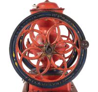 An Enterprise No. 3 Painted Cast Iron Coffee Mill