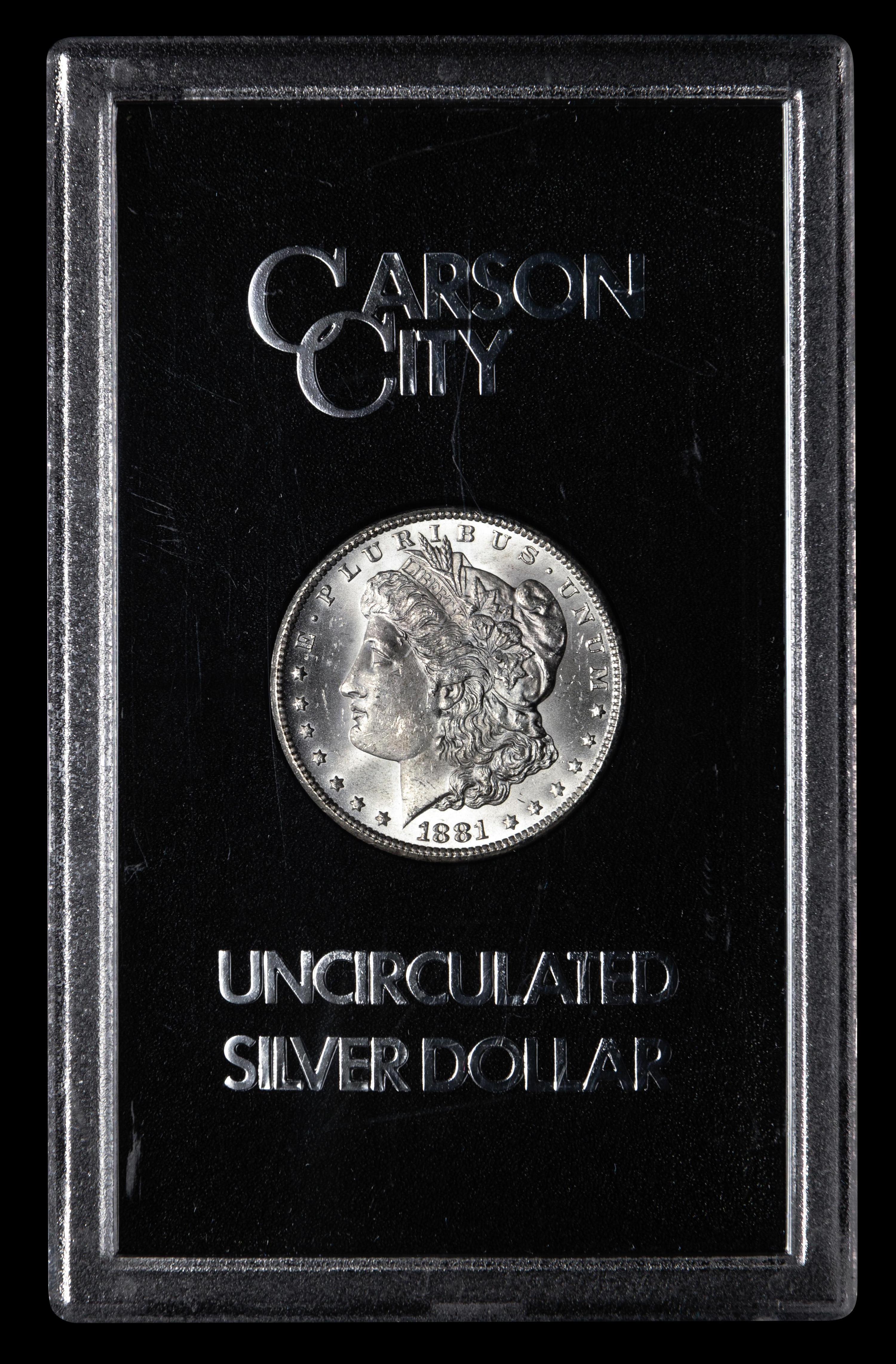 An 1881-CC GSA: Morgan $1 Coin