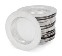 A Set of Fourteen English Silver Place-Setting Ash Trays