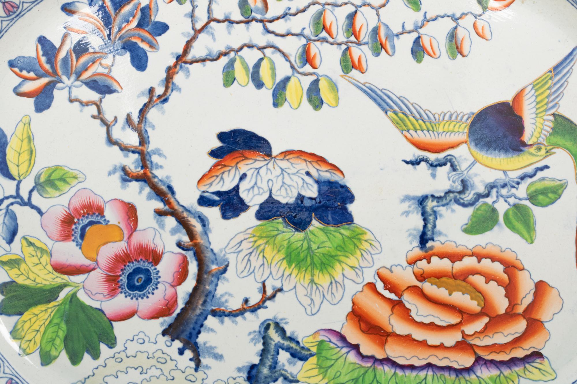 A Group of Eleven Davenport Flying Bird Ironstone Dining Articles
