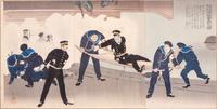 Toshiaki Nakazawa (1864-1921), Yousai Nobukazu (1872-1944) and Three Others