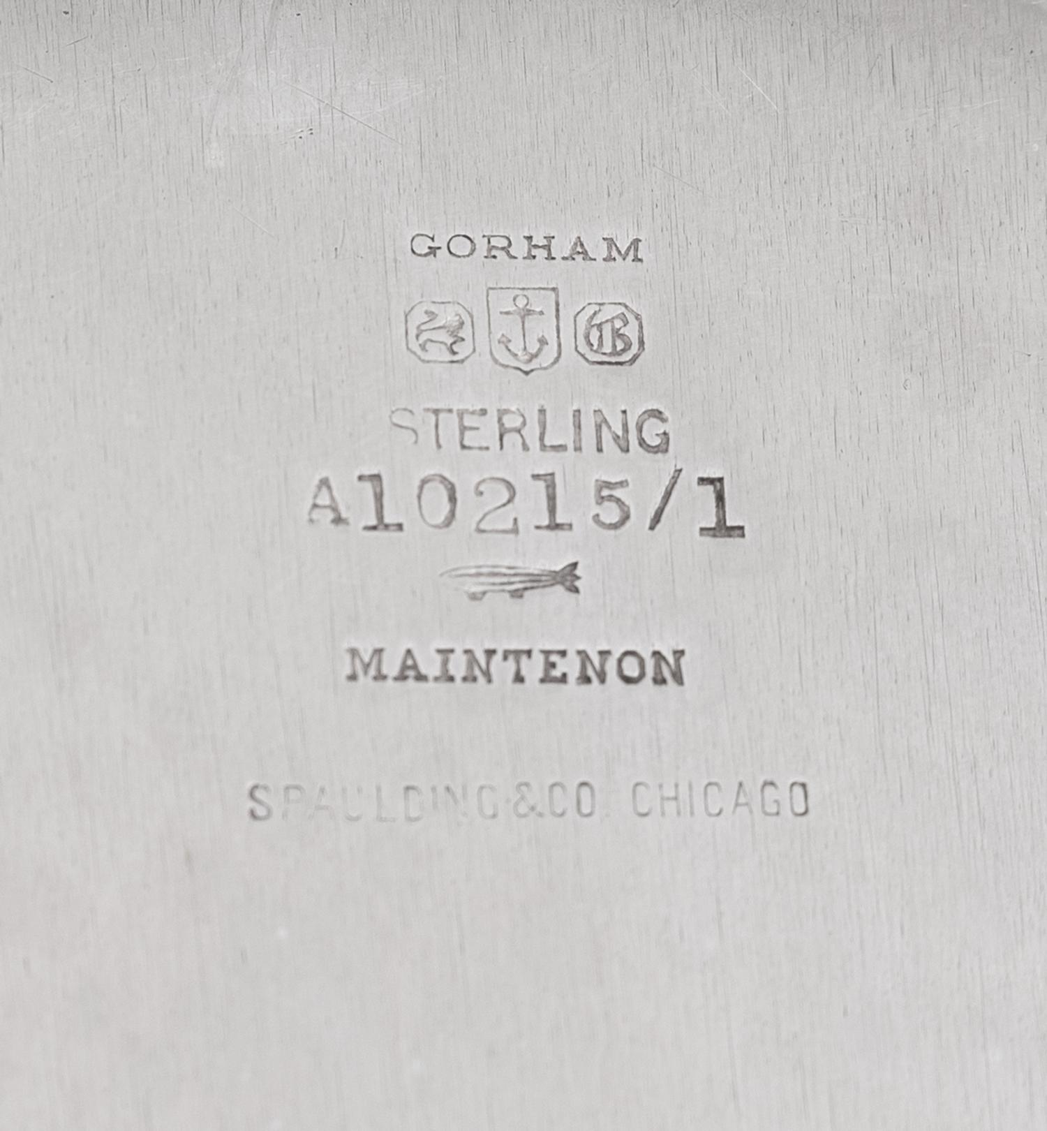 A Set of Twelve Gorham Silver Dinner Plates